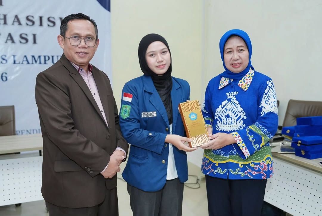 Gambar berita: Mahasiswa Biologi Raih Juara 3 Pilmapres Universitas melalui Gagasan Kreatif tentang Strategic Biological Risk Monitoring for Mining Governance in Lampung