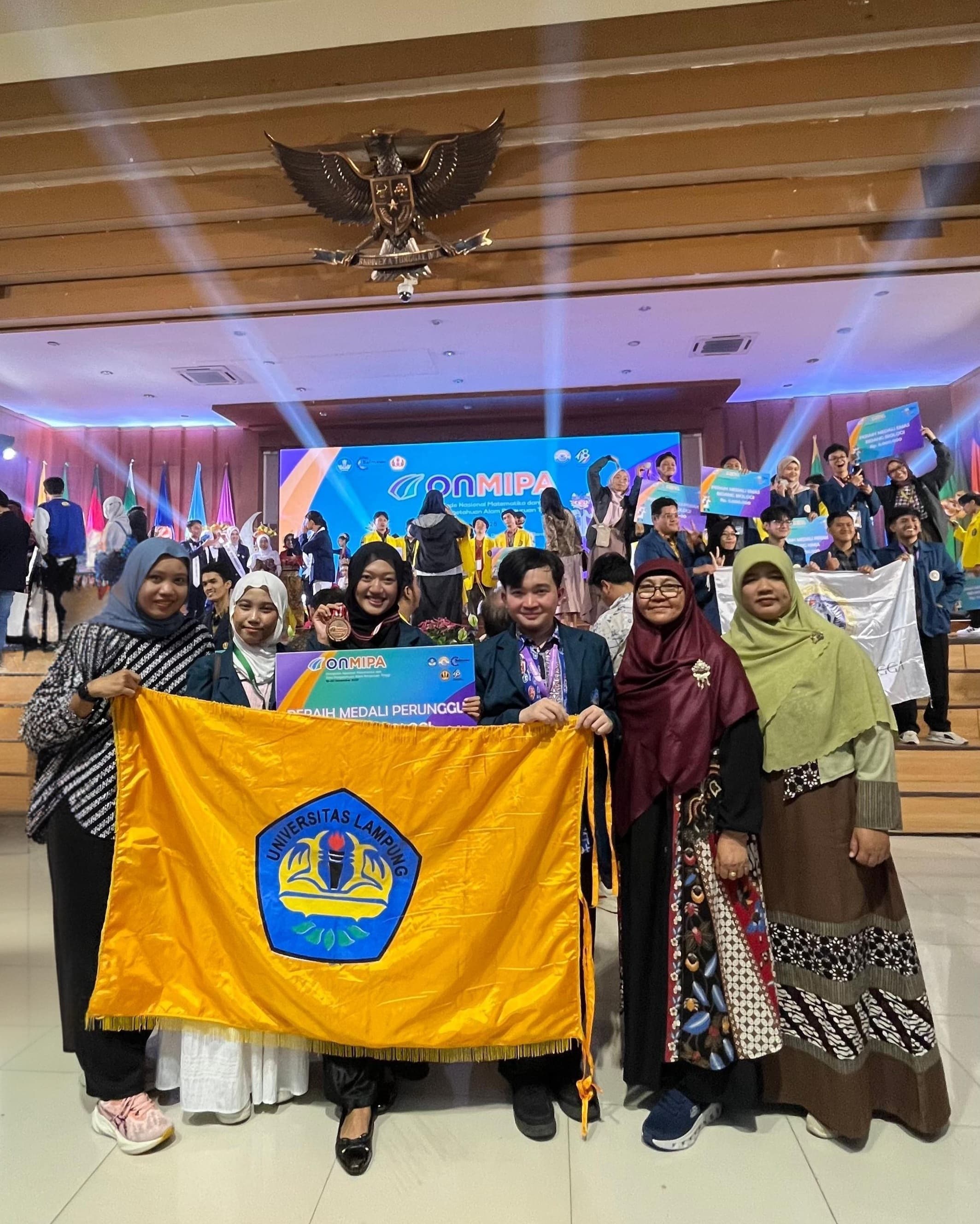 Gambar berita: Mahasiswa Biologi Raih Medali Perunggu dalam Ajang Olimpiade Nasional Matematika dan Ilmu Pengetahuan Alam Perguruan Tinggi (ONMIPA-PT) Bidang Biologi